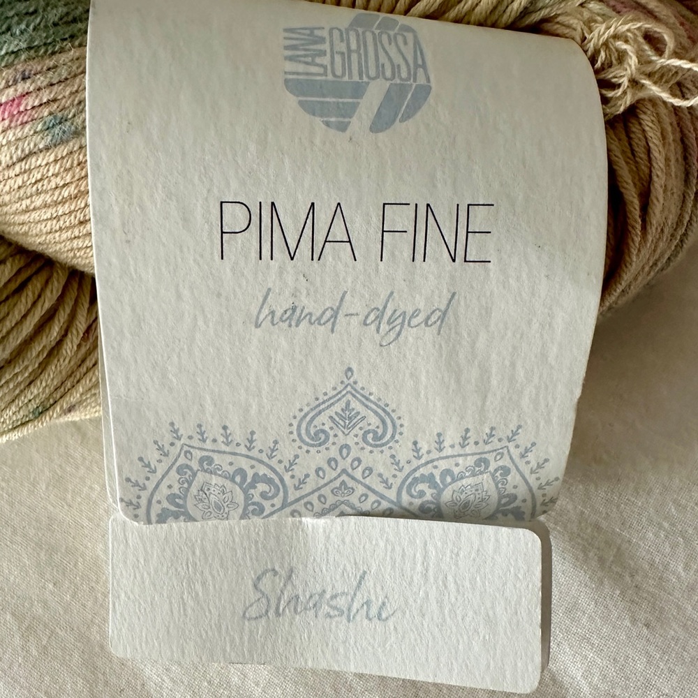 Lana Grossa Specialty Pima Fine Hand-Dyed Cotton Yarn - Picture 4 of 4